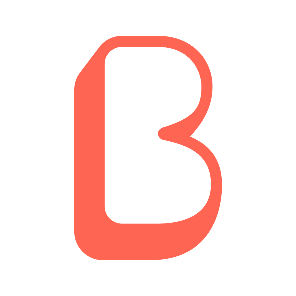 Beforepay B icon in orange